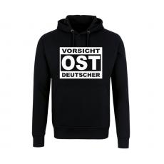 Vorsicht Ostdeutscher - Männer Kapuzenpullover - schwarz