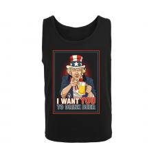 Barroom Sport - I want you to drink Beer - Männer Muskelshirt - schwarz