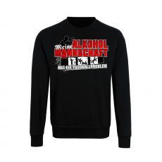 Meine Alkohol Mannschaft - Männer Pullover - schwarz