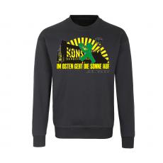 Im Osten geht die Sonne auf - Männer Pullover - grau