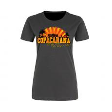 Copacabana - No go Area for Dogs and Cops - Frauen Shirt - grau