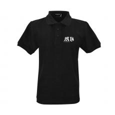 Männer Polo Shirt kurzarm KB London schwarz