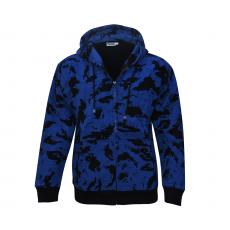 Kapuzenjacke Nightcamo blau