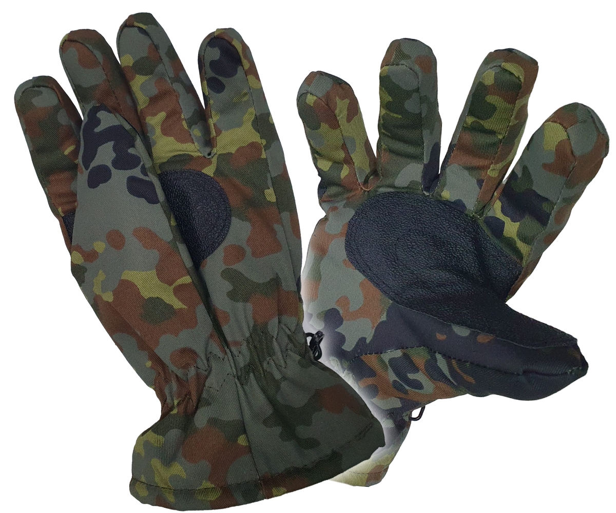 Handschuhe - PolarTec - Flecktarn