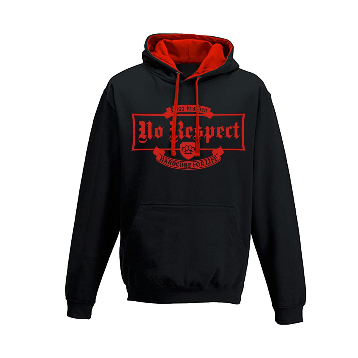 No Respect - Lass krachen - Männer Kapuzenpullover - 2tone