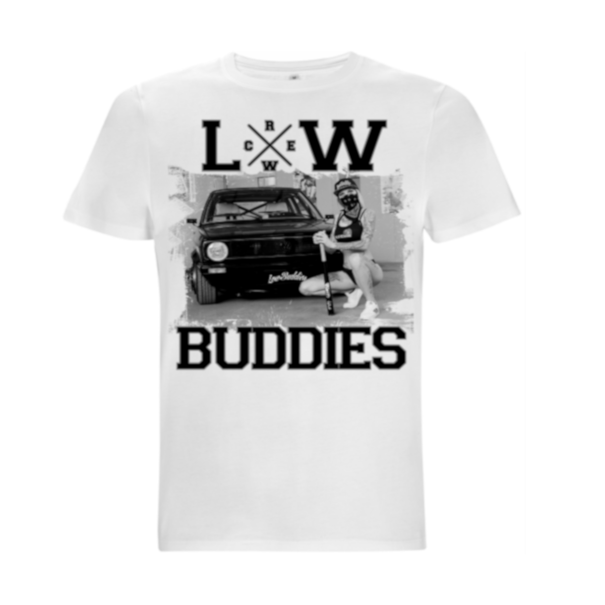 Low Buddies - Männer T-Shirt - LxW Buddies - weiß